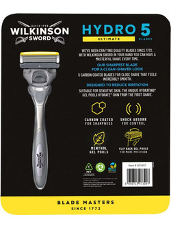 Wilkinson Sword Hydro 5 Ανταλλακτικά Ξυραφάκια με 5 Λεπίδες & Λιπαντική Ταινία 2τμχ
