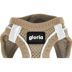 Gloria Pets Reflect Σαμαράκι Σκύλου Γιλέκο Μπεζ Large