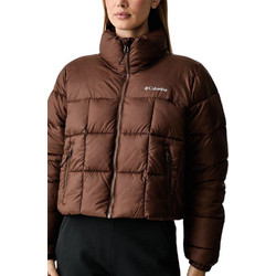 Columbia Puffect III Γυναικείο Μπουφάν Χειμωνιάτικο Puffer Μακρύ Σοκολατί 2171241-256