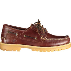 Lumberjack Ανδρικά Μοκασίνια Boat Shoes Δερμάτινα Καφέ 102698472