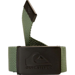Quiksilver The Jam Ανδρική Ζώνη Δερμάτινη Χακί EQYAA03912-CMT0