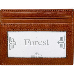 Forest Μικρό Γυναικείο Πορτοφόλι Καρτών Καφέ F7044