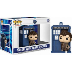 Funko Pop! Rides Doctor Who 318 Tardis with Tenth Doctor 15cm