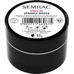 Semilac Thixo Sparkle White Builder Gel 15gr