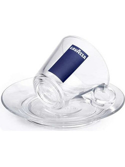 Lavazza Φλιτζάνι Espresso Γυάλινο Διαφανές 75ml LVZSPGLCPP
