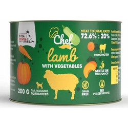 Syta Micha Chef Adult Monoprotein Grain Free with Lamb & Vegetables 200gr