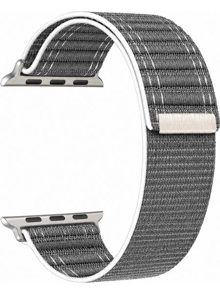 Hoco WA42 Λουράκι Υφασμάτινο Grey (Apple Watch 44 / 45 / 46 / 49mm)