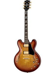 Gibson ES Supreme Ηλεκτρική Κιθάρα Hollow με Μαγνήτες HH & Ταστιέρα Ebony Bourbon Burst
