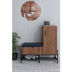 Fidelio Home Παπουτσοθήκη Σκαμπό Μοριοσανίδας Figo M90xΠ40xΥ90cm FD-FIGO