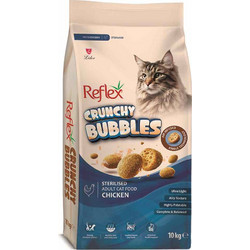 Reflex Crunchy Bubbles Adult Sterilised with Chicken 10kg