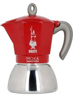 Bialetti 1011394 Μπρίκι Espresso 6Cups Κόκκινο