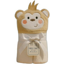 Serafino Monkey Βρεφικό Μπουρνούζι Κάπα Μπεζ 84x84cm