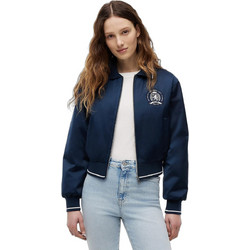 Tommy Jeans Γυναικείο Μπουφάν Bomber Κοντό Navy Μπλε DW0DW23153-C1G
