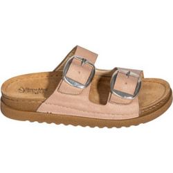 Steps Med Γυναικείες Παντόφλες Καλοκαιρινές Flatforms Ανατομικές Nude 2619