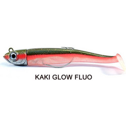GT-Bio Roller Shad 145 Combo Τεχνητό Δόλωμα Ψαράκι Φωσφοριζέ 14.5cm 60gr Kaki Glow Fluo