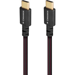 AudioQuest Cinnamon Braided USB-C to USB-C 0.75m Black