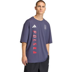 Adidas POC Z.N.ET Ανδρικό Αθλητικό T-Shirt Ανθρακί JX1140