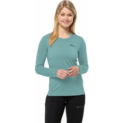 Jack Wolfskin Γυναικείο Αθλητικό T-Shirt Ισοθερμικό Πράσινο Mint 1808961-4188