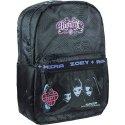 Gim K-Pop Demon Hunters Black Huntrix Σχολική Τσάντα Πλάτης Δημοτικού Μαύρη 364-00034