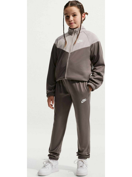 Nike Dri-Fit Παιδικό Σετ Φόρμας Ανθρακί Καφέ HQ9315-289