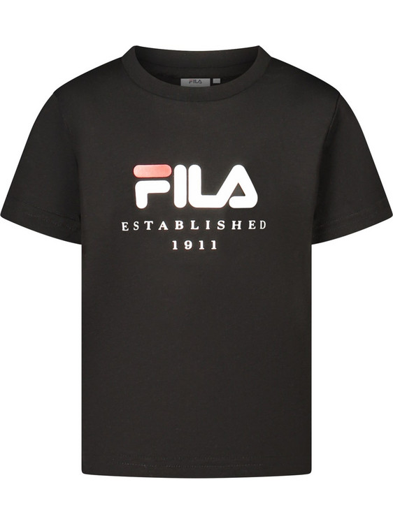 Fila Παιδικό T-Shirt Κοντομάνικο Μαύρο FAK0432-80010