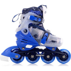 FunActiv Adapt Inline Αυξομειούμενα Rollers Παιδικά Μπλε Γκρι