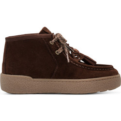 Tamaris Γυναικεία Μποτάκια Chukka Suede Σοκολατί 1-25406-47-311