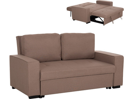 HomeMarkt Kanna Διθέσιος Καναπές Κρεβάτι Μπεζ 175x92x87cm HM3082.02