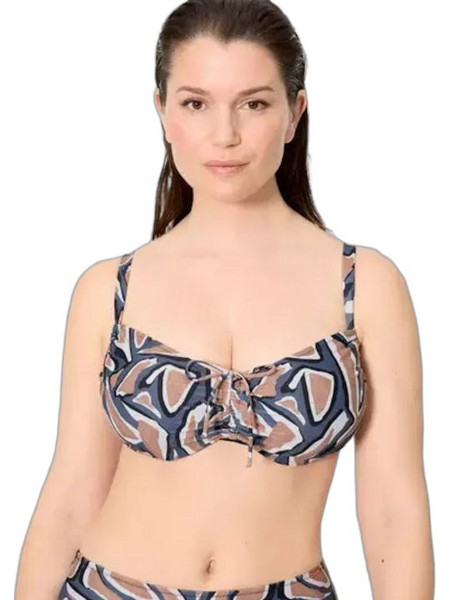 Ysabel Mora Bikini Top Ανθρακί Ταμπά 83308