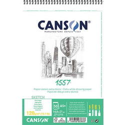 Canson 1557 SP Μπλοκ Σχεδίου A5 120gr/m² 50 Φύλλα