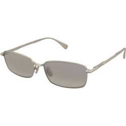 Max Mara MM0199 16C Ανδρικά Γυαλιά Ηλίου Ορθογώνια Μεταλλικά Ασημί με Γκρι Φακό
