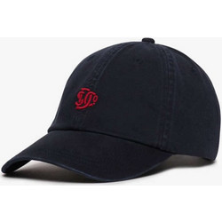 Superdry 'SD Embroidered' Καπέλο Jockey Υφασμάτινο Μαύρο Κόκκινο SD0ACY9010212A000000