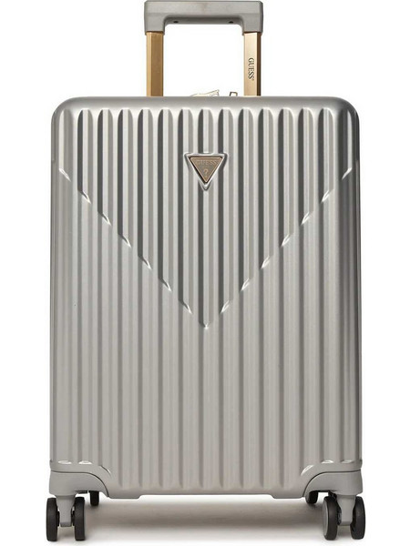 Guess Centennial TWHN9675983 Βαλίτσα Καμπίνας 53x35x22cm με 4 Ρόδες Ασημί