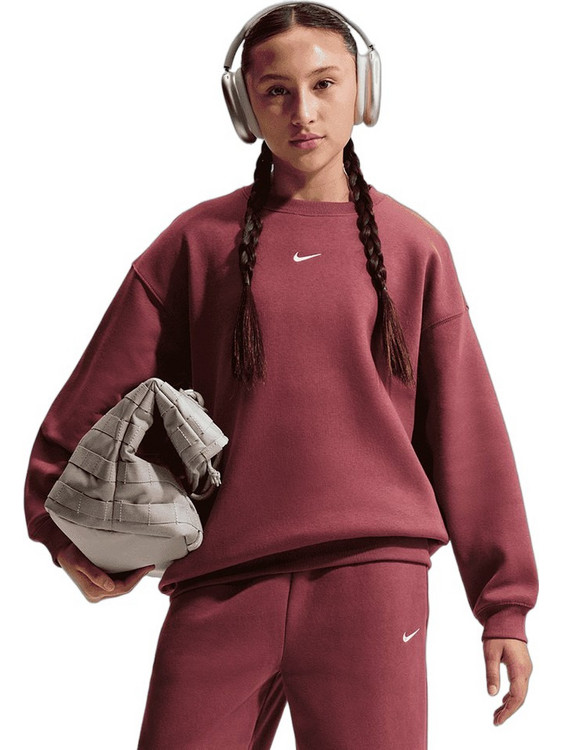 Nike Παιδικό Φούτερ Μπορντό IM4947-654