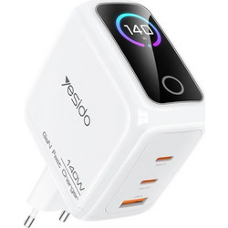Yesido YC114 Φορτιστής χωρίς Καλώδιο με Θύρα USB-A & 2 Θύρες USB-C 140W Power Delivery
