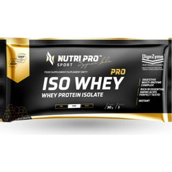 Nutri Pro Sport ISO Whey Strawberry Πρωτεΐνη Ορού Γάλακτος Γράμμωσης 30gr