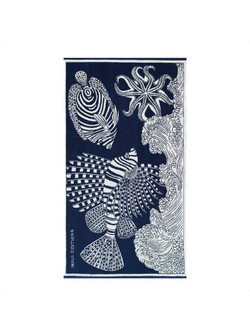 Inoui Editions Poseidon Πετσέτα Θαλάσσης Navy Μπλε 100x180cm DE23POS24