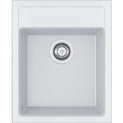 Franke Ένθετος Νεροχύτης Γρανίτη Ματ White 43x53cm 143.0736.998