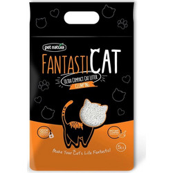 Pet Natura FantastiCat Άμμος Γάτας Μπετονίτης με Άρωμα Πορτοκάλι 5lt
