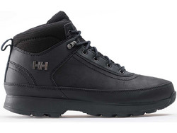 Helly Hansen Ανδρικά Μποτάκια Δερμάτινα Μαύρα Αδιάβροχα 12036-990
