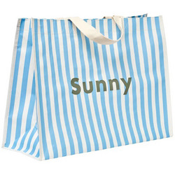 Sunnylife La Mer Υφασμάτινη Τσάντα Θαλάσσης Ώμου Γαλάζια 43x58cm 26180200