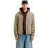 Jack & Jones Ανδρική Ζακέτα Fleece με Φερμουάρ Μπεζ 12299072
