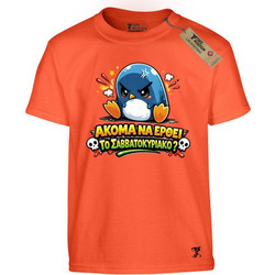 Takeposition Σαββατοκύριακο Παιδικό T-Shirt Κοντομάνικο Πορτοκαλί 806-1689