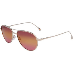 Paul Smith PSSN07857FELI Ανδρικά Γυαλιά Ηλίου Aviator Μεταλλικά Χρυσά με Καφέ Φακό