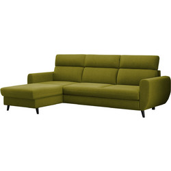 PoliHome Torro Mini Γωνιακός Καναπές Αριστερή Γωνία Χακί 258x168x100cm 163120479