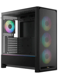 Ocypus Delta C70 Black Gaming Midi Tower Κουτί Υπολογιστή RGB με Πλαϊνό Παράθυρο