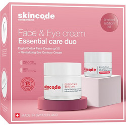Skincode Essentials Digital Detox Day Cream SPF15 50ml + Revitalizing Eye Contour Cream 15ml