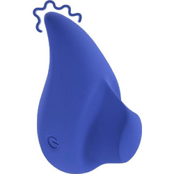 LoveLine Ergo Grip Lay On Δονητής Δακτύλου 7.5cm Μπλε