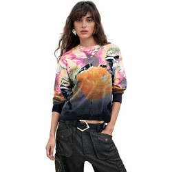 Desigual Γυναικεία Πλεκτή Μπλούζα Πολύχρωμη 26WWJF49-2000