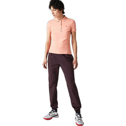 Lacoste Γυναικεία Μπλούζα Polo Κοντομάνικη Σομόν 3PF5462